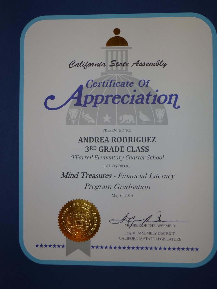 MindTreasures's tweet photo. Thank you to CA Assemblymember Shirley Weber for presenting certs of appreciation to O'Farrell teachers &amp; students http://t.co/UPVxvoW0QH