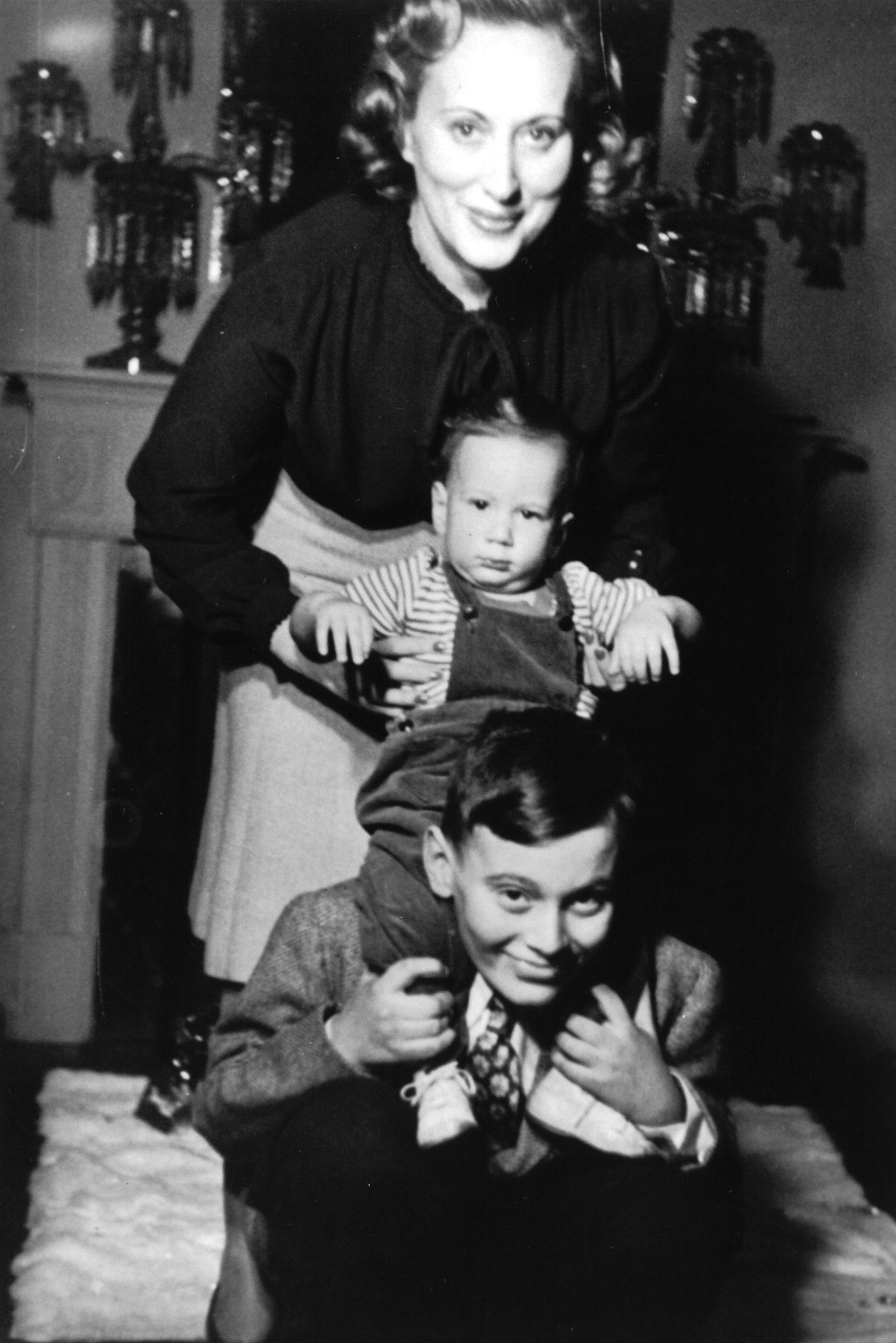Estée Lauder on X: #MothersDay #tbt: Our founder Estée Lauder with her sons,  Leonard and Ronald  / X