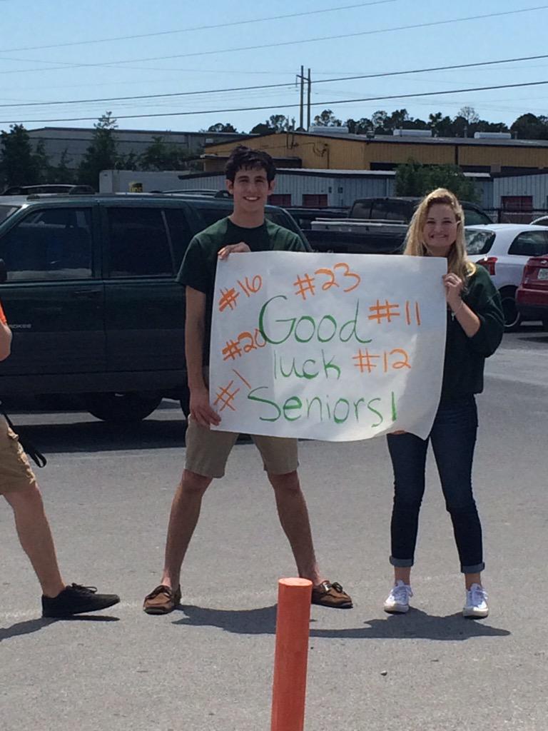 MHSDiamondGirl's tweet photo. "Hey Baker High School...The Dolphins are on the way!" #BeScared #WeBringingIt" http://t.co/0gZrI6K72j