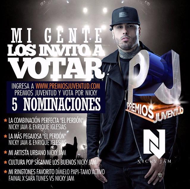 NJamfao's tweet photo. A votar mi gente #PremiosJuventud http://t.co/NeMHMKaY6O