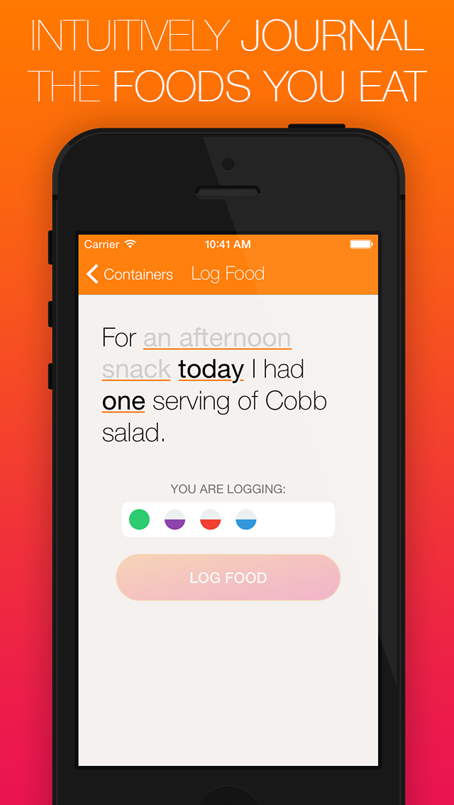 21DayCompanion's tweet photo. Sneak peek at the interface for logging a meal to your day in the new update, hopefully landing on Monday! #21dc http://t.co/r0jkZZx04N