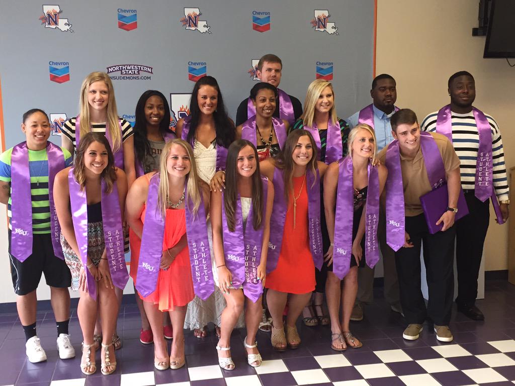 demonsforkem's tweet photo. Congrats to these student-athletes who reached the ultimate finish line of their college careers! #gradreception http://t.co/M0uDgAdeZ5