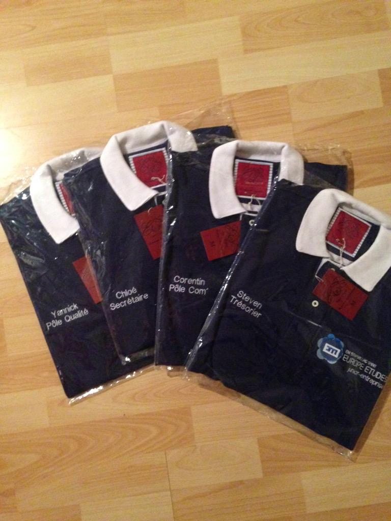 Europe_Etudes's tweet photo. J-1 avant le #CNE2015 ! Europe Etudes va pouvoir enfin sortir les nv polos :-)
cc @esprit_d_equipe http://t.co/4rbLTroO7P