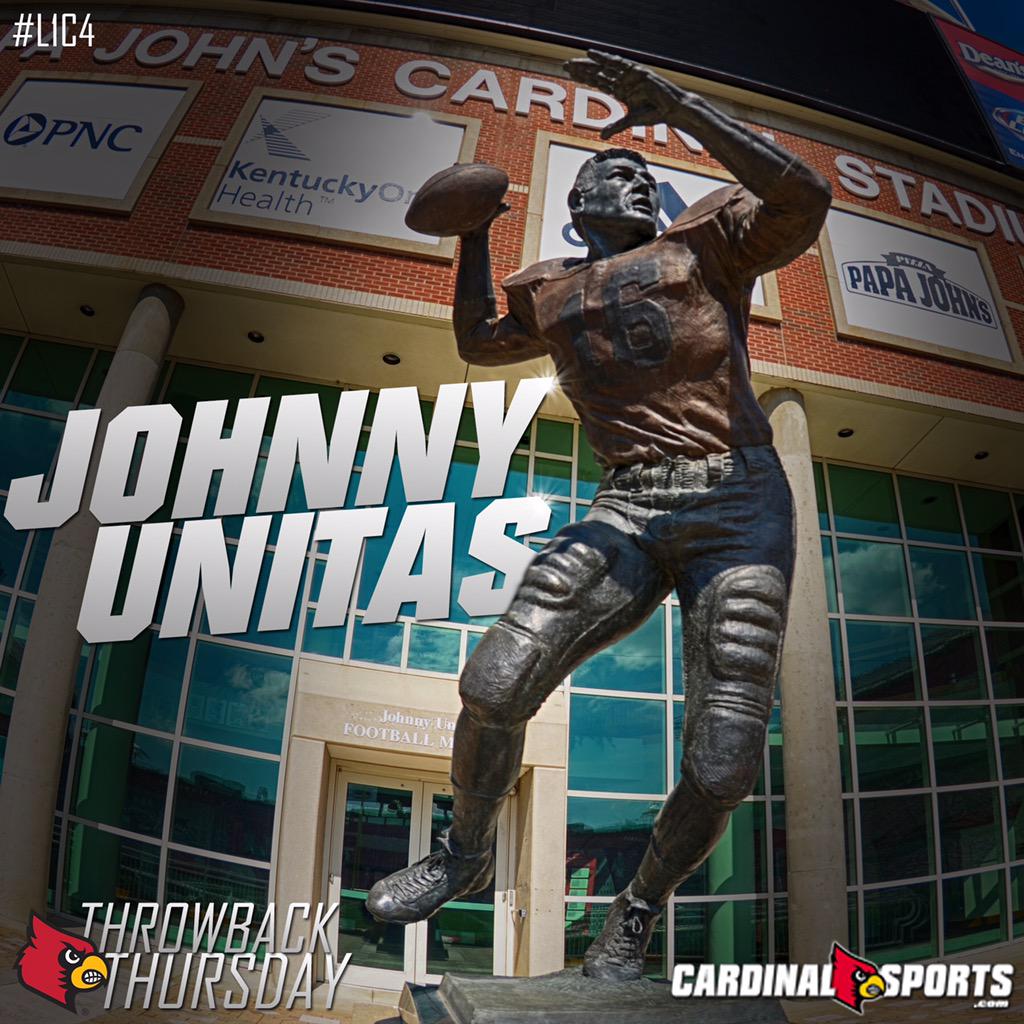 Happy Birthday to one of the greatest to ever put on a Cardinal uniform, Johnny Unitas. 