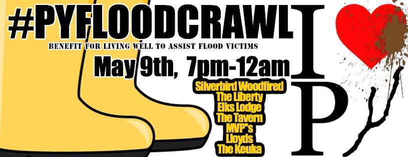 PennYanNY's tweet photo. Who's ready for #PYFLOODCRAWL ? 50/50 drawing for Living Well & prizes for best costumes & flood-themed. #PYSTRONG http://t.co/cNwehUoWVF