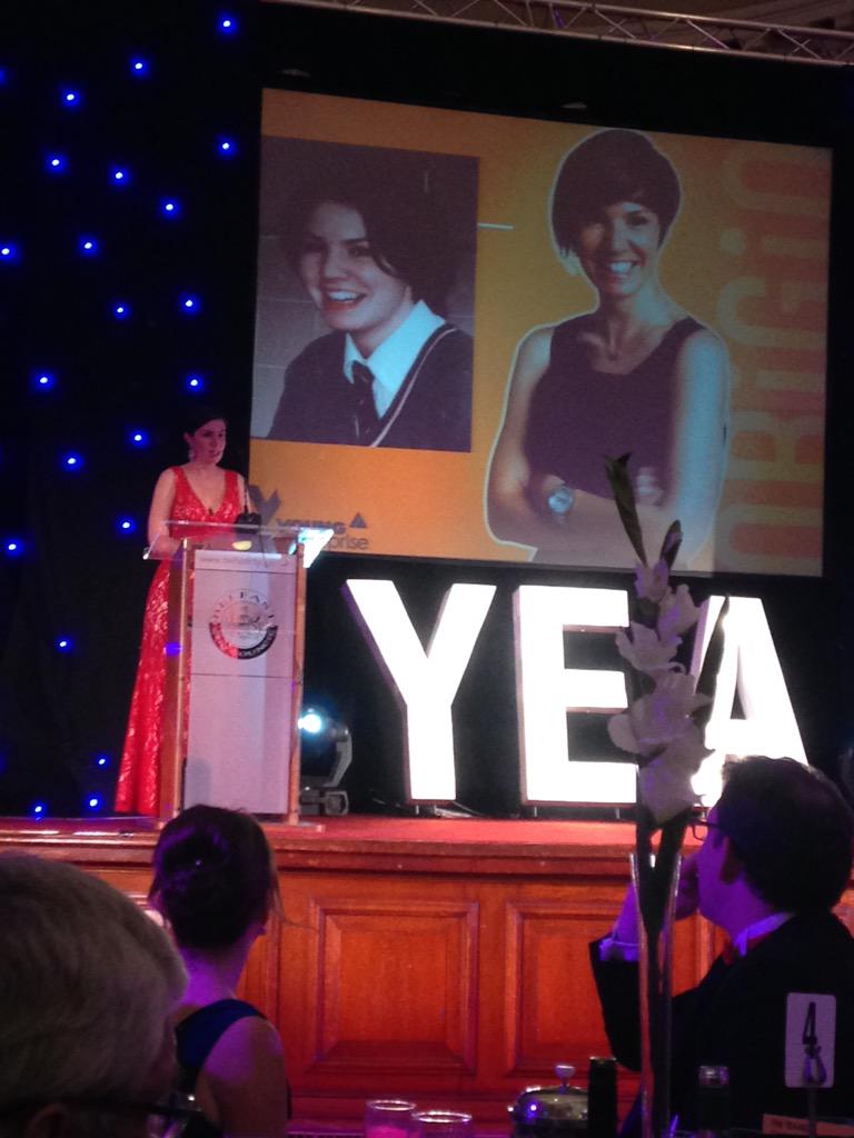 YE_Source's tweet photo. Keynote speaker is one of our own former pupils of Belfast High, @JillLRobb #YEA #CelebrateSuccess2015 http://t.co/h1sbN7p9J4