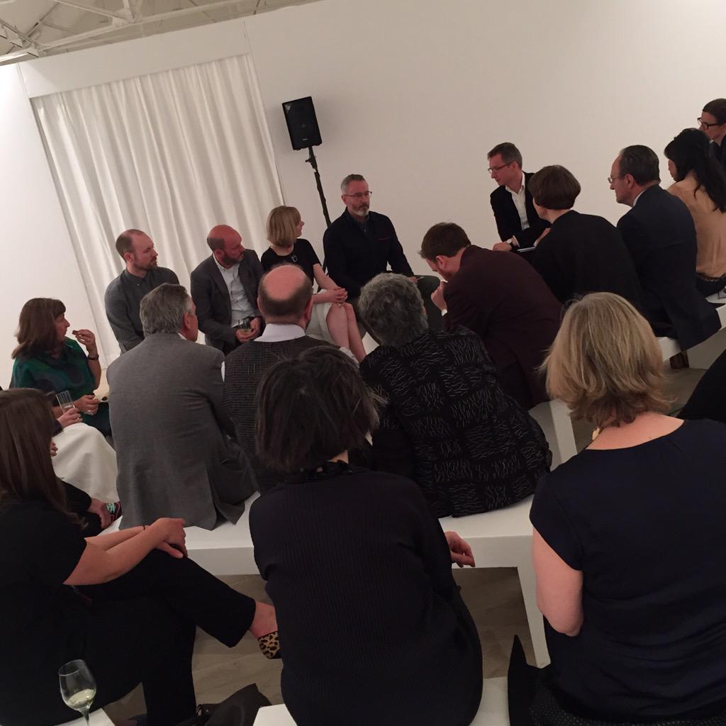 ESDellert's tweet photo. How to raise the value of #craft - #Design partner #JonathanReed asks the question at #COLLECT15 @CraftsCouncilUK http://t.co/Nn4TQGwGjf