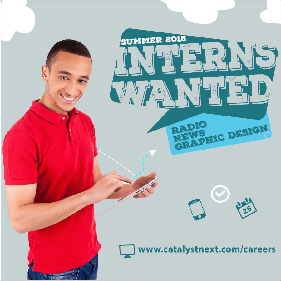 UrbanYPcom's tweet image. Know that kid looking for the DOPE internship [college credit required]?  Send them our way! catalystnext.com/careers