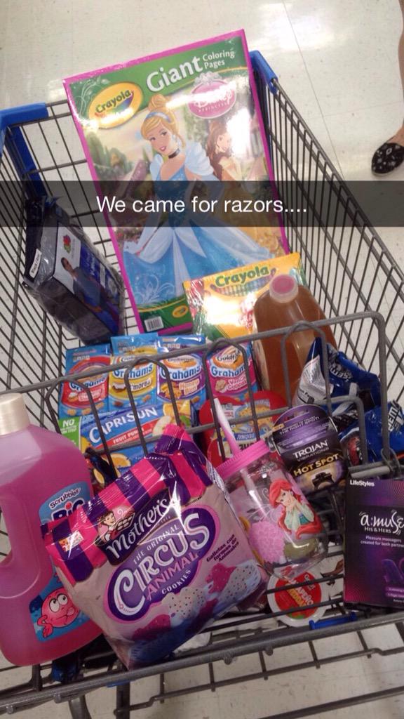 throwbackcutie's tweet image. shopping with littles is sorta  like....