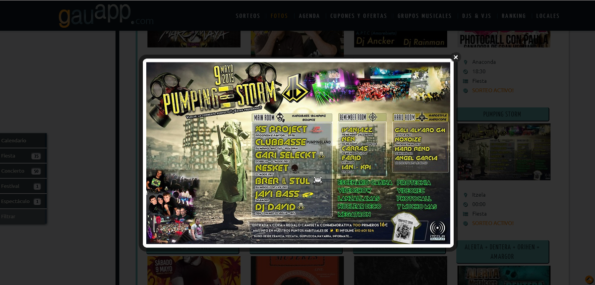 gauapp's tweet photo. Sorteamos 3 entradas para #PumpingStorm de @ItzelaMultiplex en http://t.co/m3FDYTIPVp! Entre hoy y mañana ganadores! http://t.co/rMvfgm4xJV