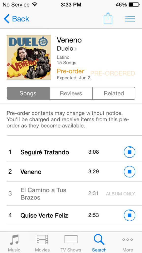 DevorahPacce's tweet photo. Yo ya preordene el cd #VENENO &amp; como siempre nunca decepcionan esta buenisimo 👌🏼 @DUELOOFICIAL #lasquefaltan love u❤️ http://t.co/Cufj1GWRhd