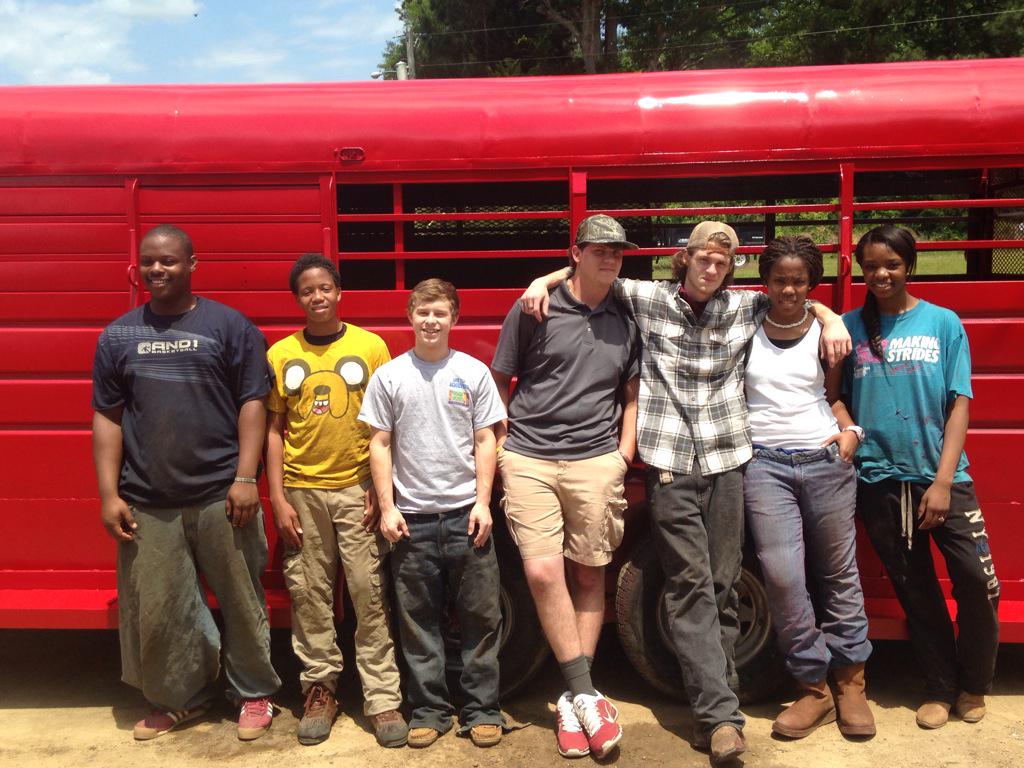 CTC_AgPower's tweet photo. Ag Mechanic students and their final painting project. http://t.co/puvJ5R0GuB