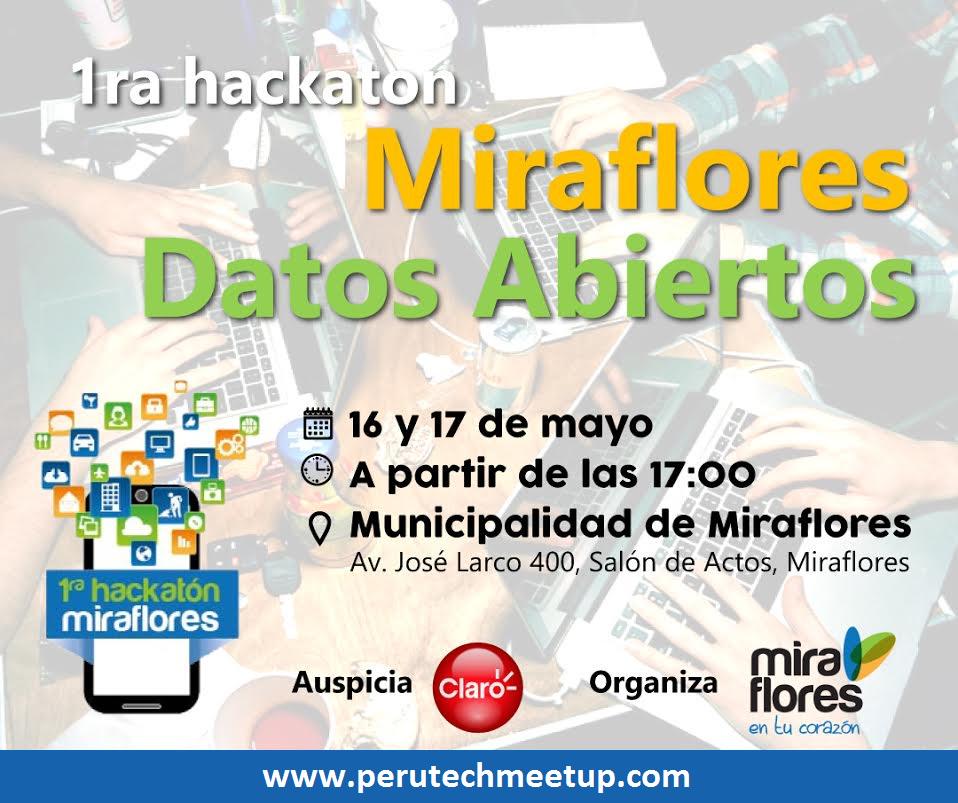 perutechmeetup's tweet photo. #HackatonMiraflores #DatosAbiertos Más info: http://t.co/EdIHVnSwjN @Start_UpPeru  @incavalleytech @WayraPe @timovpe http://t.co/nW9g0jEBuP