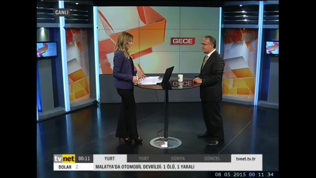 Kizilay's tweet photo. YK Üyemiz @HakkiTuruncTK an itibariyle @tvnet canlı yayınında. http://t.co/QnDFxpPiJb