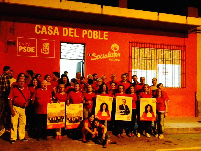 SuniMutxamel's tweet photo. Empezamos la campaña. Esta comunidad y Mutxamel volverán a ser socialistas. http://t.co/zoW6T0g6BV