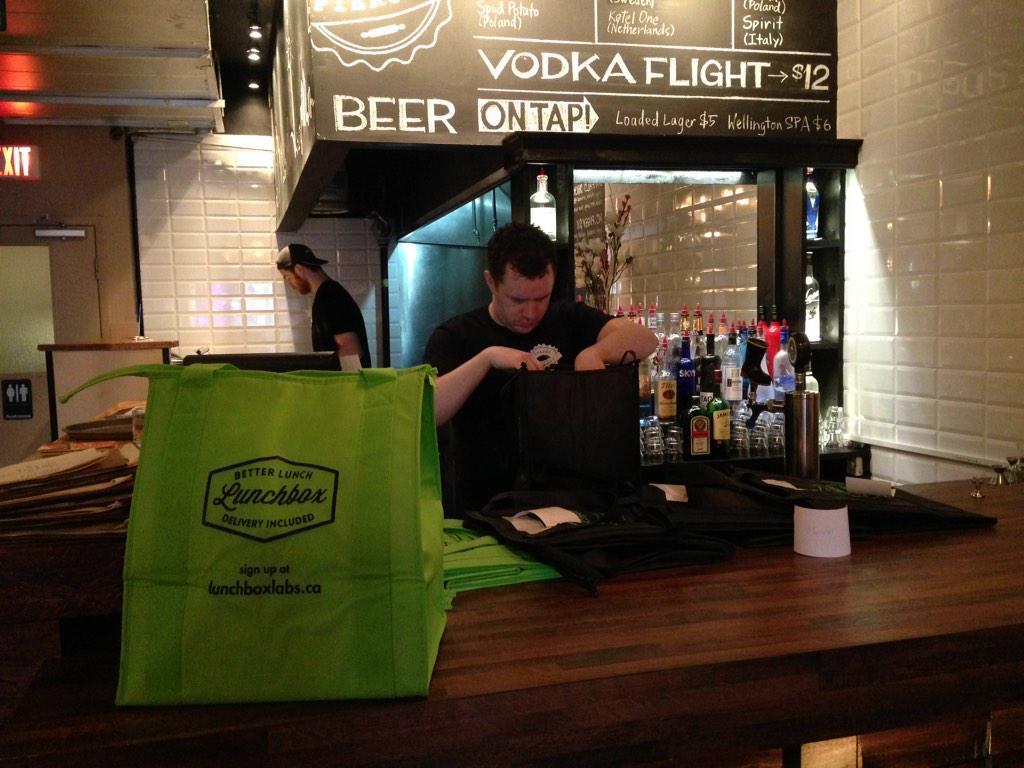 lunchboxnow's tweet photo. Our first delivery with @Loadedpierogi yesterday! 🎊🎉 http://t.co/uAEaJeniVL