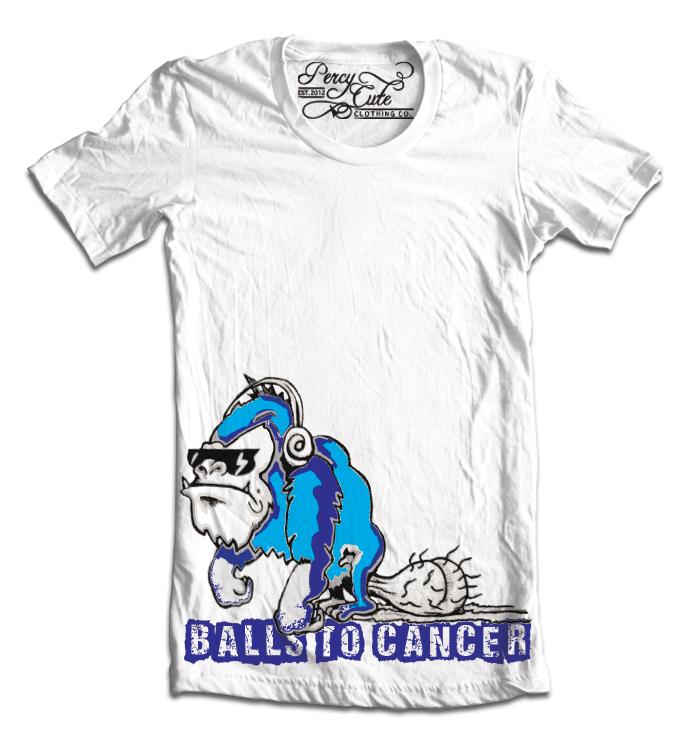 Ballstocancer's tweet photo. Like our new shirt? In store soon. Designed by the brilliant @PercyCuteTees RT to like it http://t.co/q6B2w7aMeC