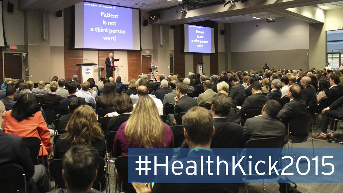 MaRSDD's tweet photo. Fantastic day at #HealthKick2015! Here’s a shot from @ePatientDave’s keynote http://t.co/VQiaWBmZwl