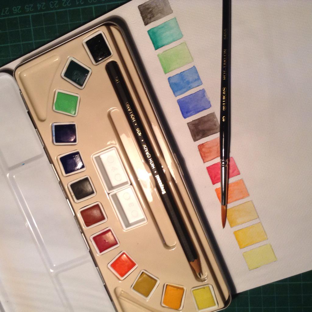 eabrina's tweet image. Late post. Day6of40 #joyDare #colorTesting teacher&apos;s new #gift #40dayChallenge