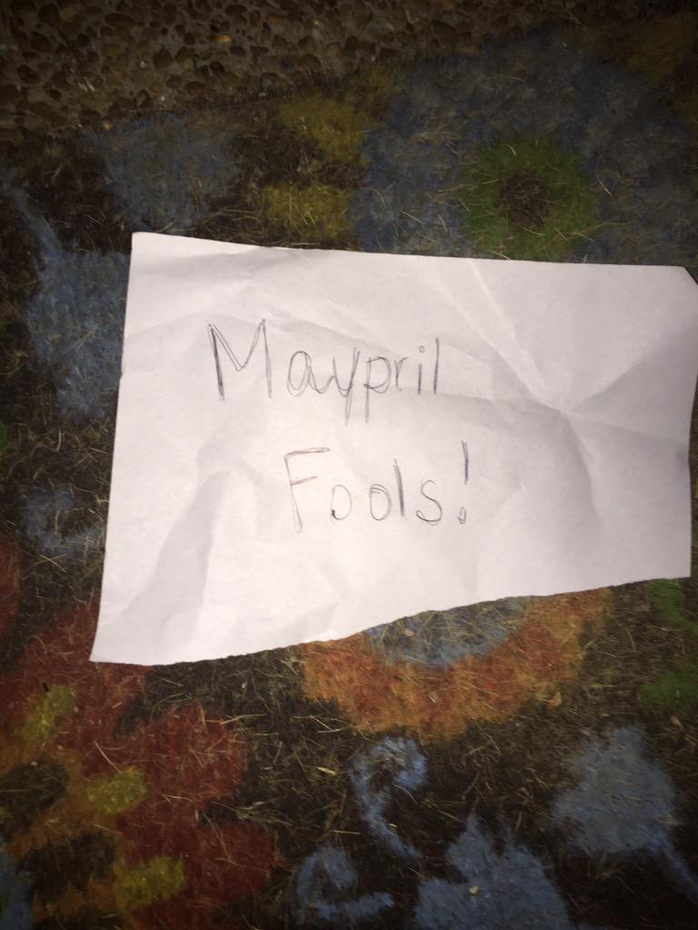 AshleyCalise's tweet photo. She thinks she's funny #mayprilfools 😘 http://t.co/j8gnXznlMs