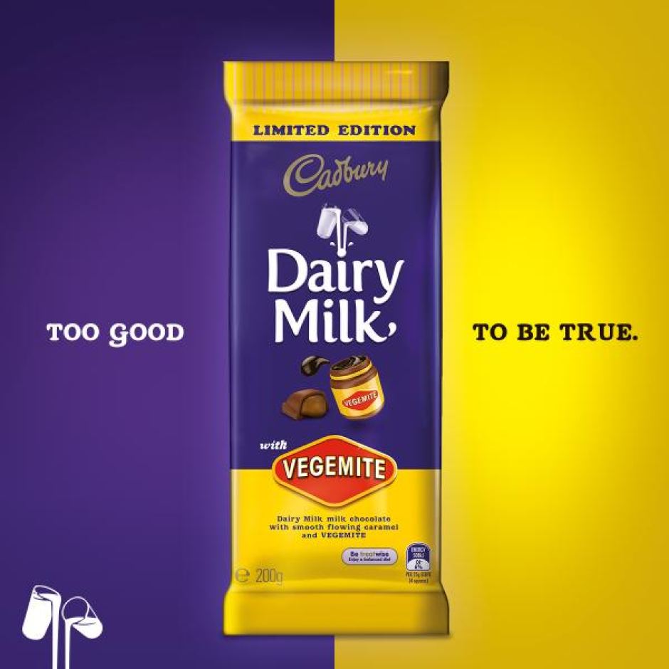 abcnews's tweet photo. Cadbury Chocolate and Vegemite combine in latest social media-driven food mash-up.
http://t.co/xk6UGYpxcq http://t.co/YsxmZzKe24