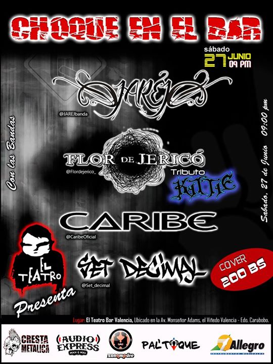 CrestaMetalica's tweet photo. #27Jun @ElTeatroBar_VLN #Tributo a #Kittie @Flordejerico_ @JAREJbanda > http://t.co/cWBHd6tCjk http://t.co/mjiASRsV58