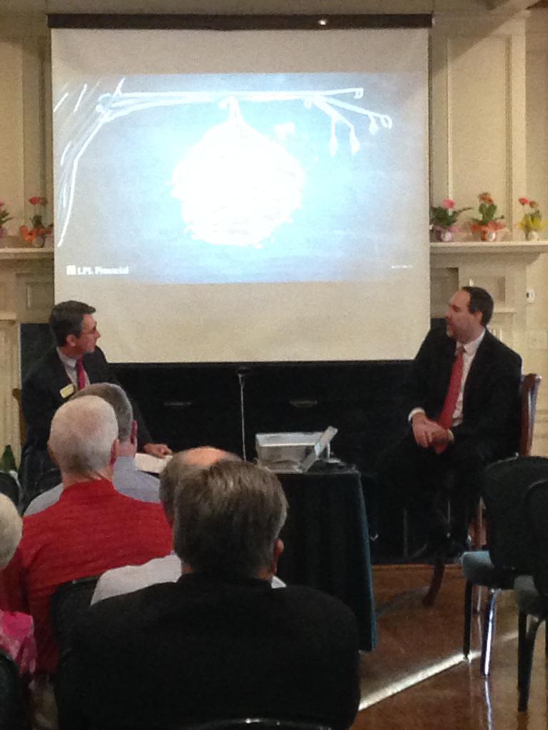KayseCFP's tweet photo. @DenisHorrigan putting @_BurtWhite in the hot seat! #HousingMarket #BotSourcing #IncomeGap #Outlook2015 http://t.co/TSk0jgNyV3