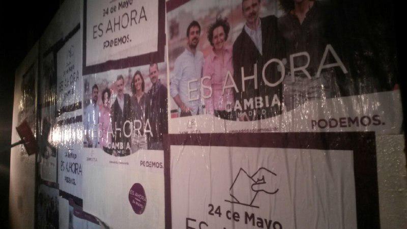 PODEMOS's tweet photo. Este 24 de mayo tenemos una oportunidad histórica: recuperar el país y ponerlo en manos de la gente. #HaciaEl24M http://t.co/IAAXGYFlLX