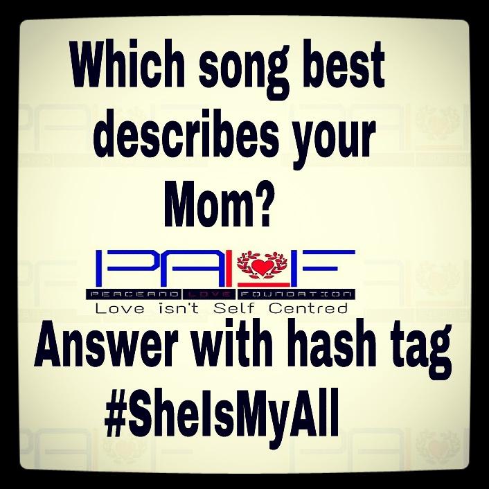 PALFoundationGh's tweet photo. Which song best describes your Mom?
Answer with hash tag #SheIsMyAll
#MothersDayProject #MoDPoC #SweetestMom http://t.co/RcYvealGT1