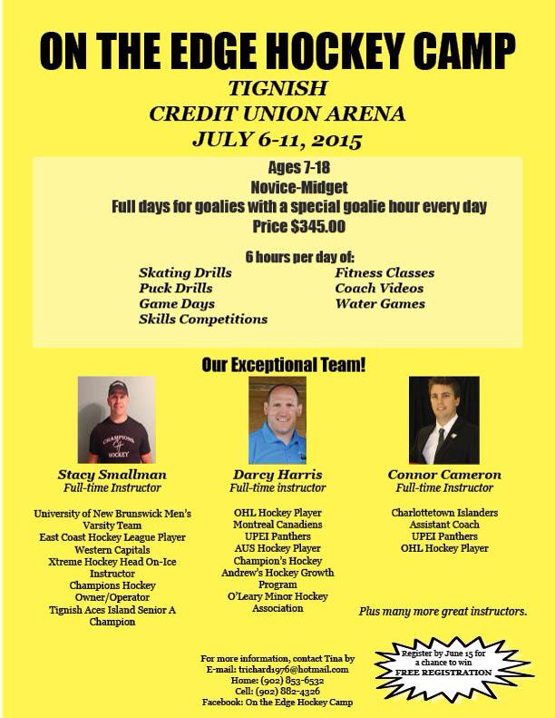 Darcyharris14's tweet photo. Great camp planned for Western PEI this summer #DontMissIt @stacysmallman @CCam17 http://t.co/1fAsNaTsk8