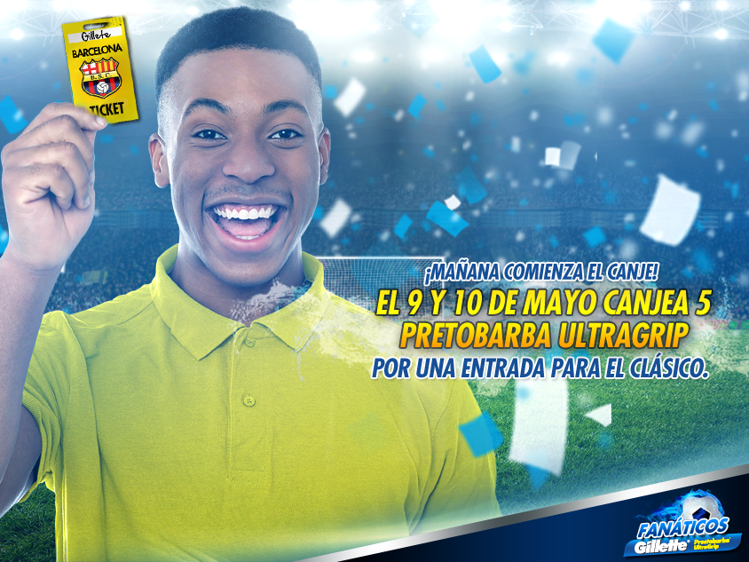 BarcelonaSC's tweet photo. #FanGillette, acercate a Sucre 609-611, Guayaquil. Mañana de 10 a 17 hs. y el 10/5 hasta 1 hora antes del partido. http://t.co/D6hmvSJm8O