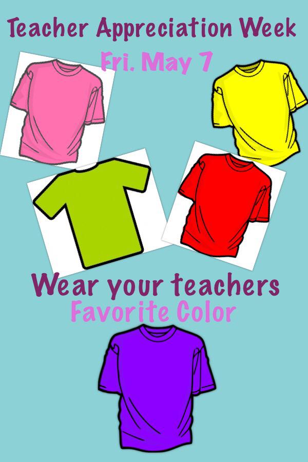 CalvinSmithPTA's tweet photo. Show your teacher how much you appreciate them #TeacherAppreciationWeek #SchoolPride #SchoolSpirit @GraniteSchools http://t.co/nwhw9hHcwf