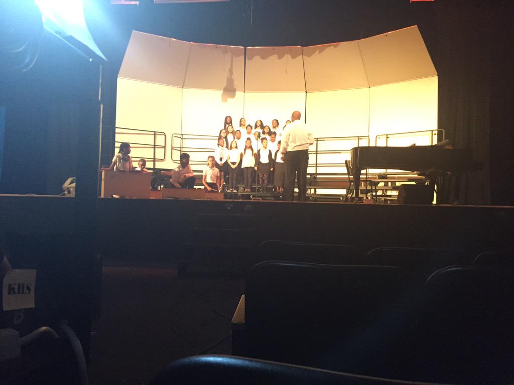 Students are currently performing at Choral Canvas! Great job Mr. Thorton! Way to go students!