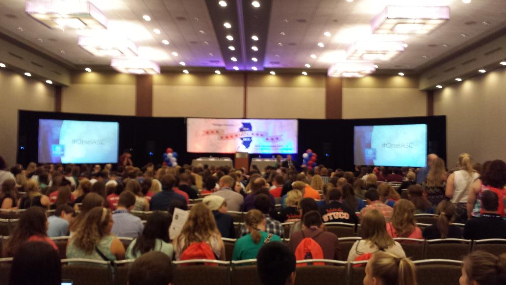 Pretty excited to speak at #IASC15   Place is Rockin!  <a href="/MVTHS/">MVTHS#201</a> <a href="/MTVStuCo/">MV Student Council</a> <a href="/Galesburg_HS/">Galesburg Junior/Senior High School</a>  #RamPride