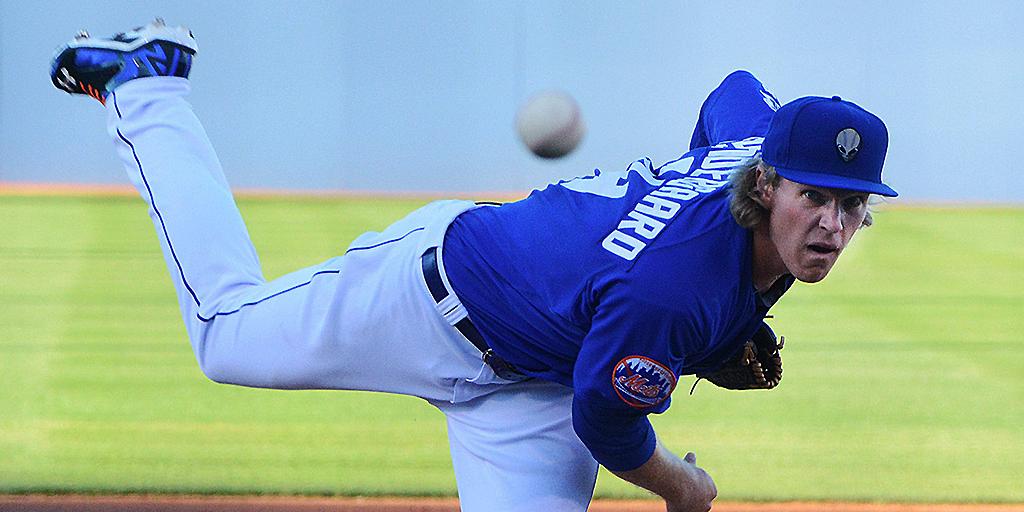 MLB's tweet photo. 3-for-4 with a 400-foot HR. 

8 Ks in 8 IP, season ERA at 1.82.

@Noahsyndergaard is a beast: http://t.co/uhIlsshTaZ http://t.co/mtz3yyivgA
