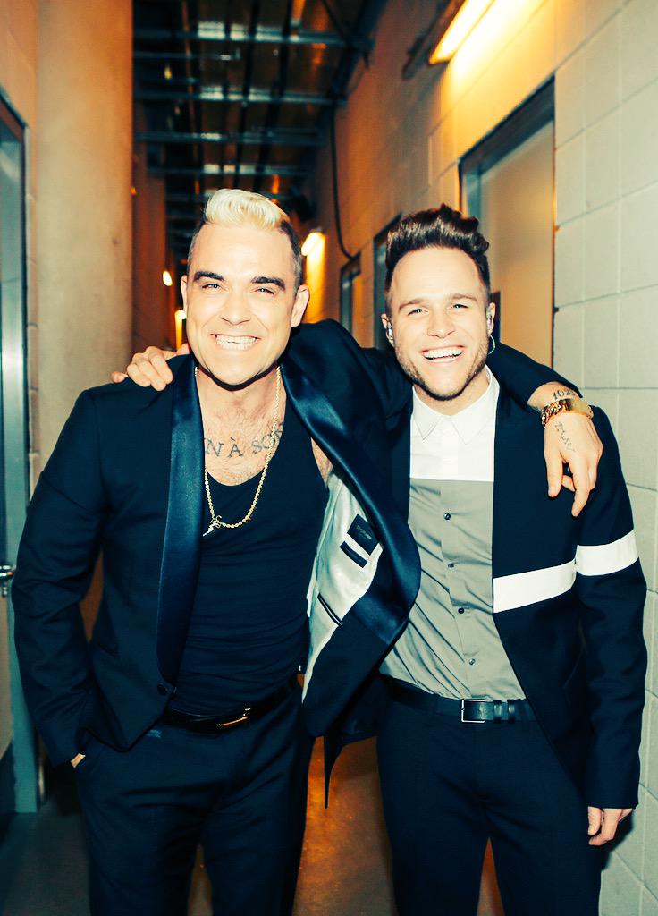ollymurs's tweet photo. you came, they saw, we conquered tonight @robbiewilliams @TheO2 #troublemaker http://t.co/GULiNsKsEo