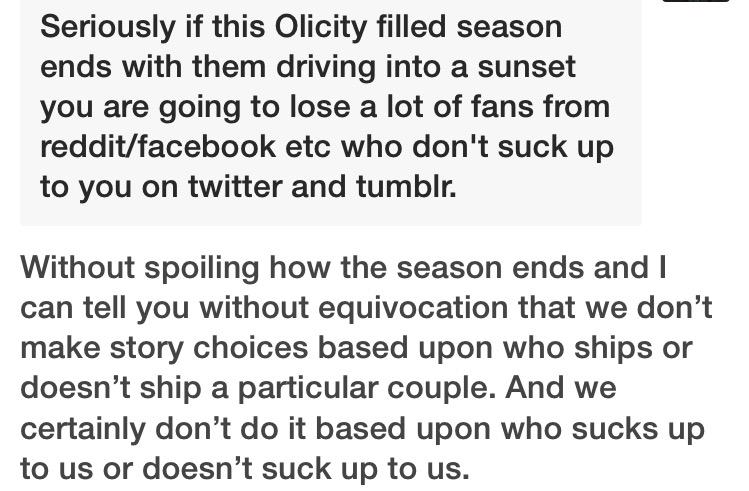 kalichica12's tweet photo. What? Same damn thing! #NotFanservice #WeDoNotSuckUp #Arrow #Olicity http://t.co/u3CDsda9uq