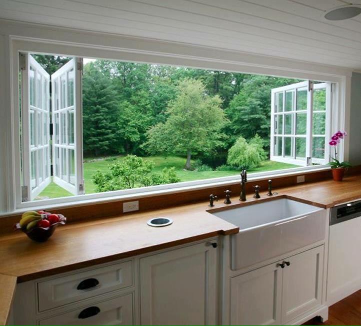 Do you love these windows as much as I do? #kitchensandbaths #smartdesign #outdoorliving