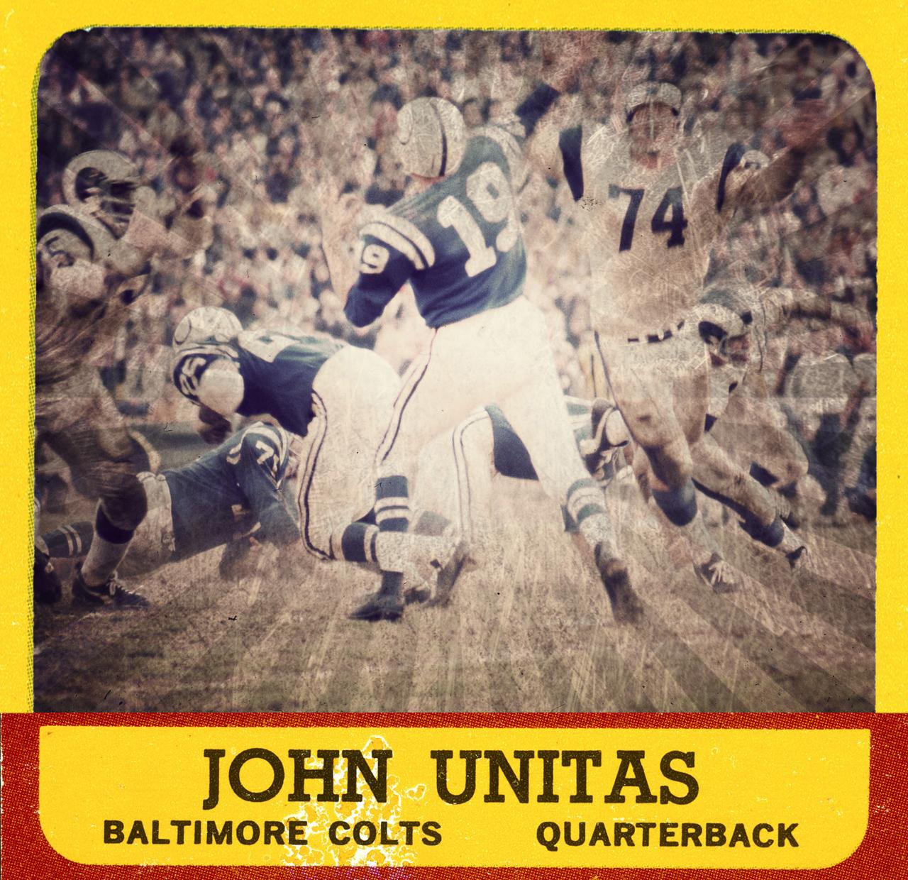 Happy birthday to one of the all-time greats. 

The late, great, legendary \"Golden Arm\" - Johnny Unitas. 