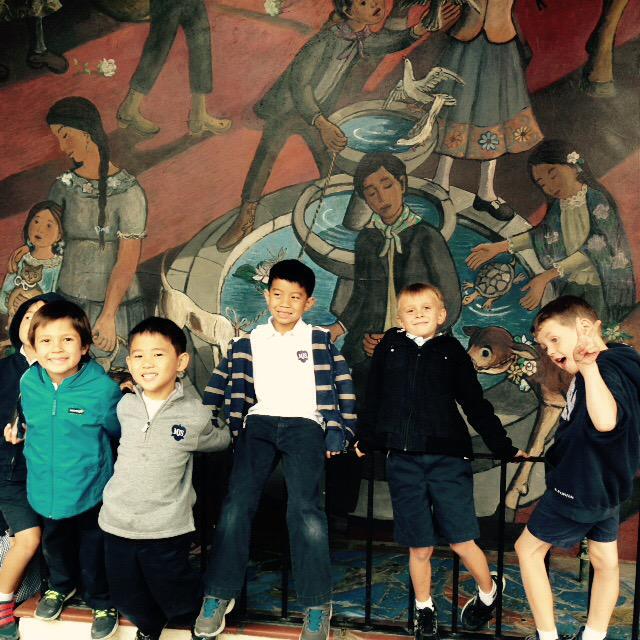 KinderHale's tweet photo. Field trip to Olvera Street. Saw the first Fire House! http://t.co/0HbWh6a2xT