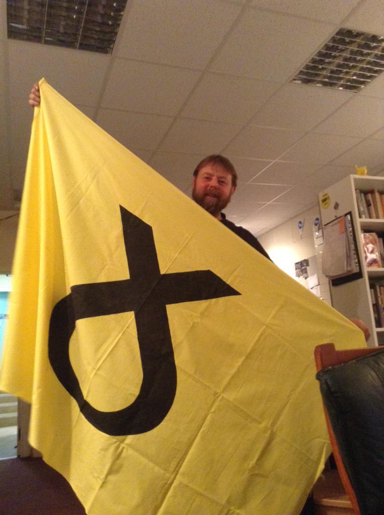 We're going to need a bigger flag! #GE2015 #SNP15 #SNP