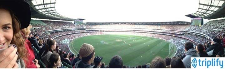 Gday_UK_'s tweet photo. The #Pies vs. the #Cats at the #MCG! Who do you thinks going to win? #Football #ALF #Triplify http://t.co/033SMvzVGl http://t.co/VjWQm73Tbd