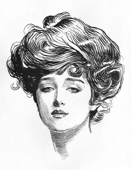 apushexam's tweet photo. Gibson Girl: an image that inspired new standards of female fashion &amp; symbolized women's growing independence http://t.co/UriUsao6Ud