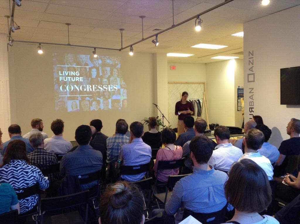 DudocVancouver's tweet photo. "All of us are advocates for a living future" #LivingCommunityChallenge happening now at Dudoc http://t.co/arlN6Ddh9h