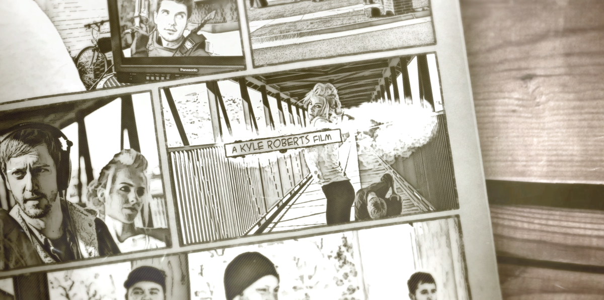 PosthumanProjct's tweet photo. @greysonchance "Thrilla in Manila" in our comic book credits sequence!! #indiefilm #PosthumanLive #indiefilm http://t.co/NPJ3ISDQhL