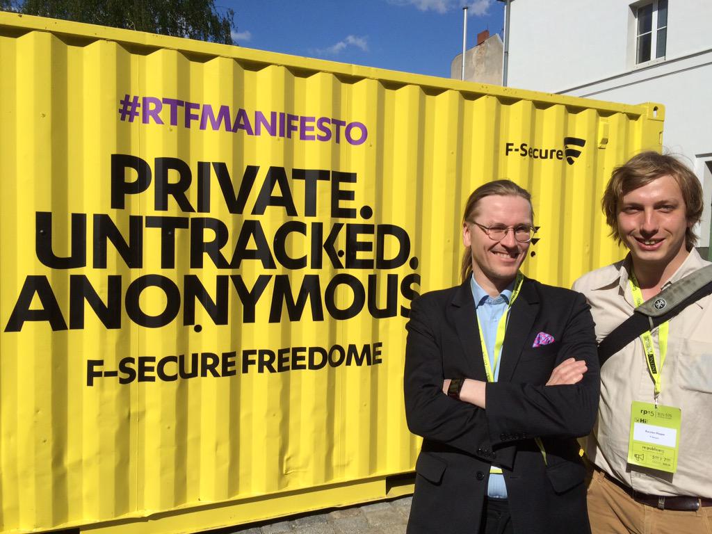 It was fun to talk to Mikko Hypponen at re:publica 2015. watch the full Interview here facebook.com/rebellabberlin…