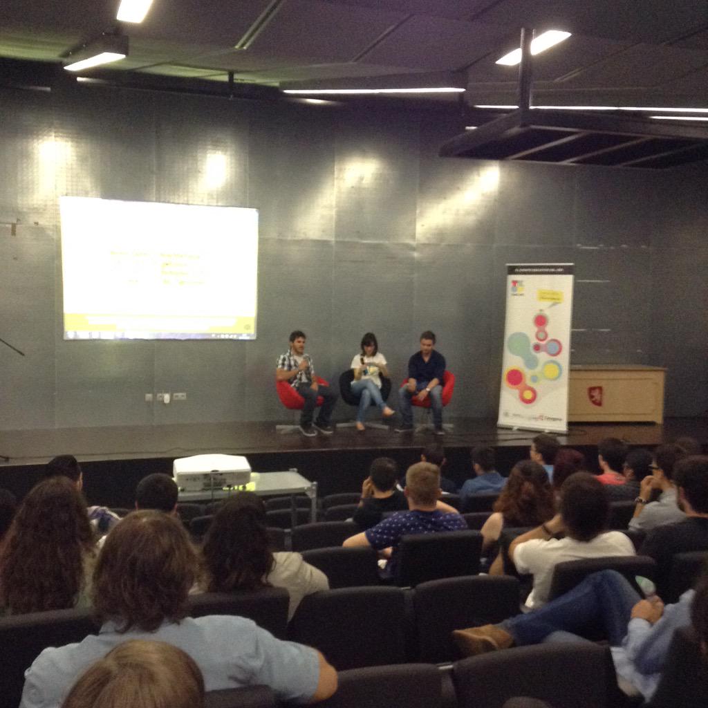 CIEMZaragoza's tweet photo. Recordáis a nuestros ganadores de la 1Edición de #takeup2015  ? Son ellos entre otros! Están aquí! @Herizont http://t.co/6ZapTO5aTO
