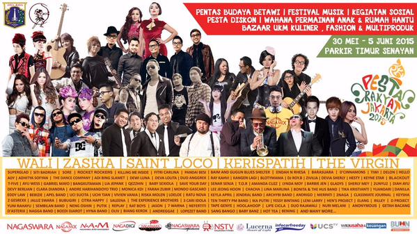 Di mana lg bs nonton 132 artis scr GRATIS kl bkn di @PRJ_2015 senayan 30Mei-5Juni. Don't miss it!!! <a href="/jakutnewscom/">Jakarta Utara</a>