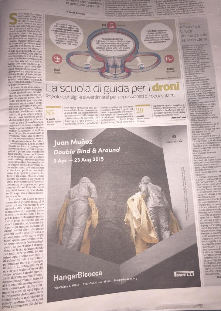 Ipergo_Italia's tweet photo. Scuola guida per Droni - regole e consigli per appassionati di robot volanti #ipergo http://t.co/5eVEtOfC5F