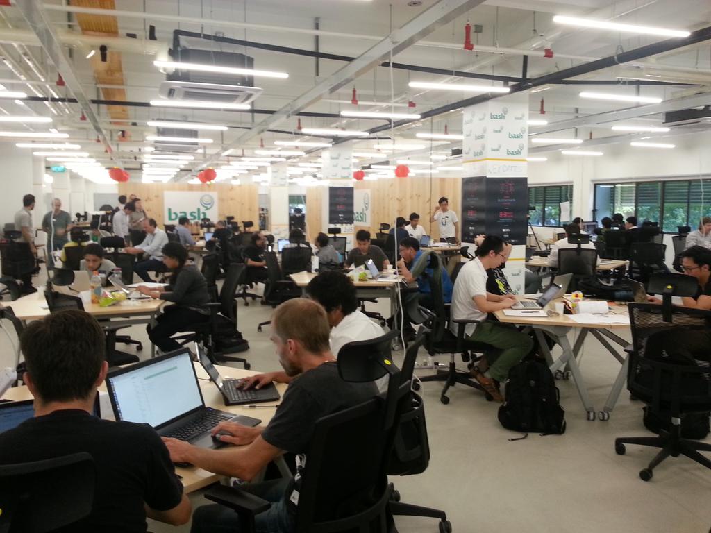 sbcFinTech's tweet photo. And now the fun begins! 30hrs to innovate banking using #blockchain tech @ #DBSBlockchain hack http://t.co/y5FWynVaex